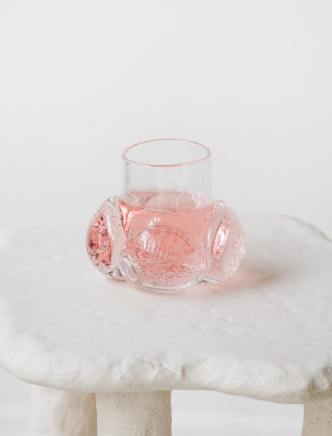 Lusia Glass Cluster Tumbler Ice