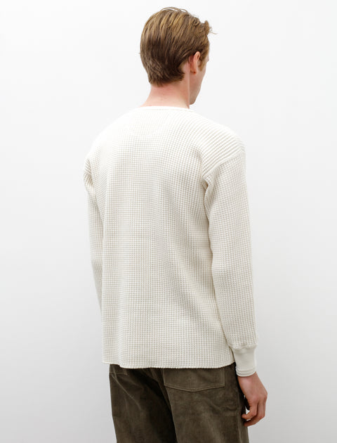 Taiga Takahashi Lot 605 Henry Neck Shirt Ivory