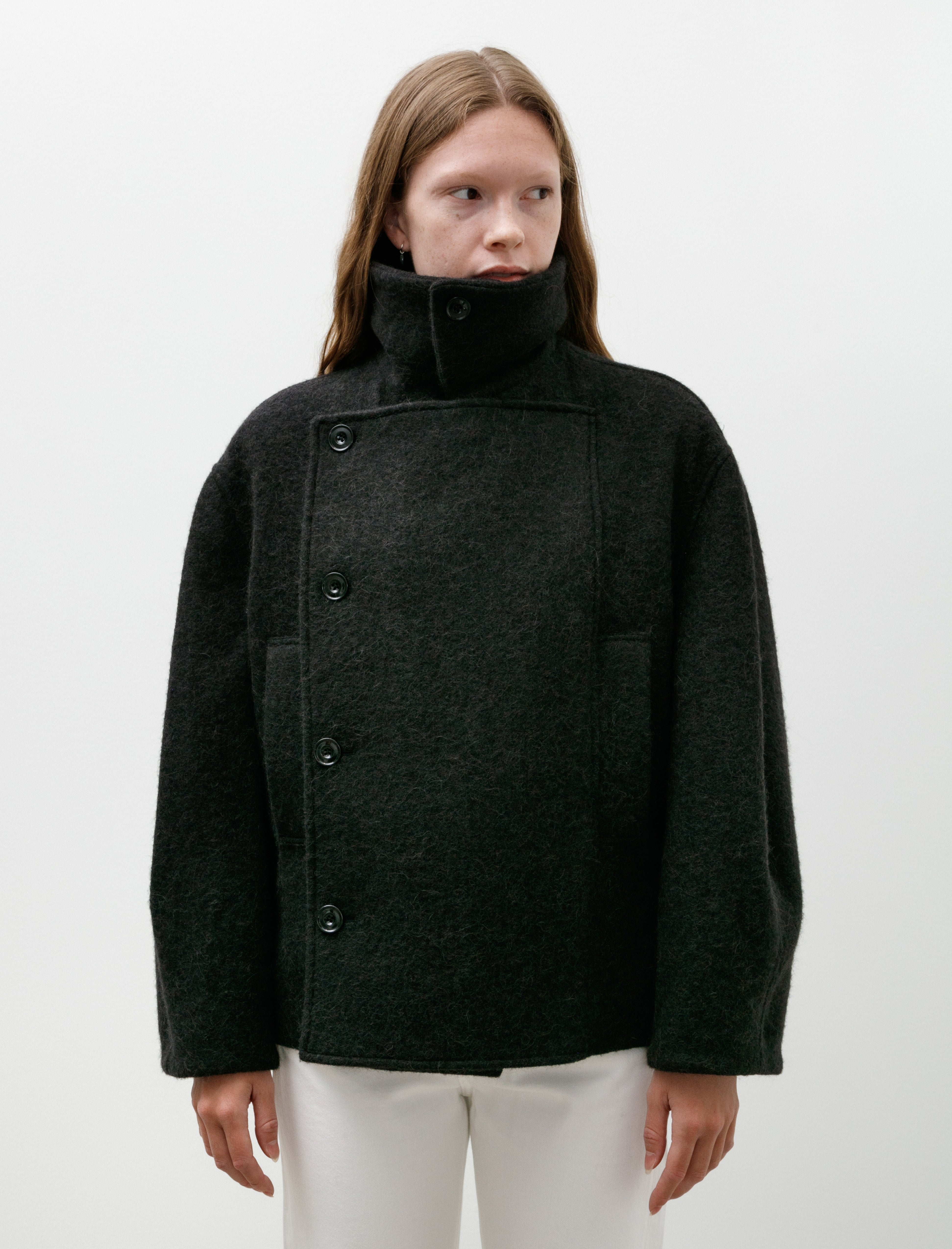 Lemaire Cropped Blouson Black