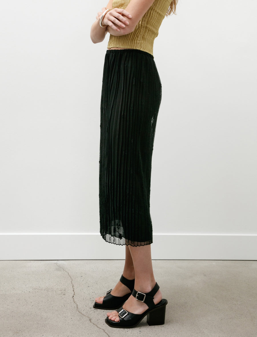 Floral Tulle Skirt Black - Image 5