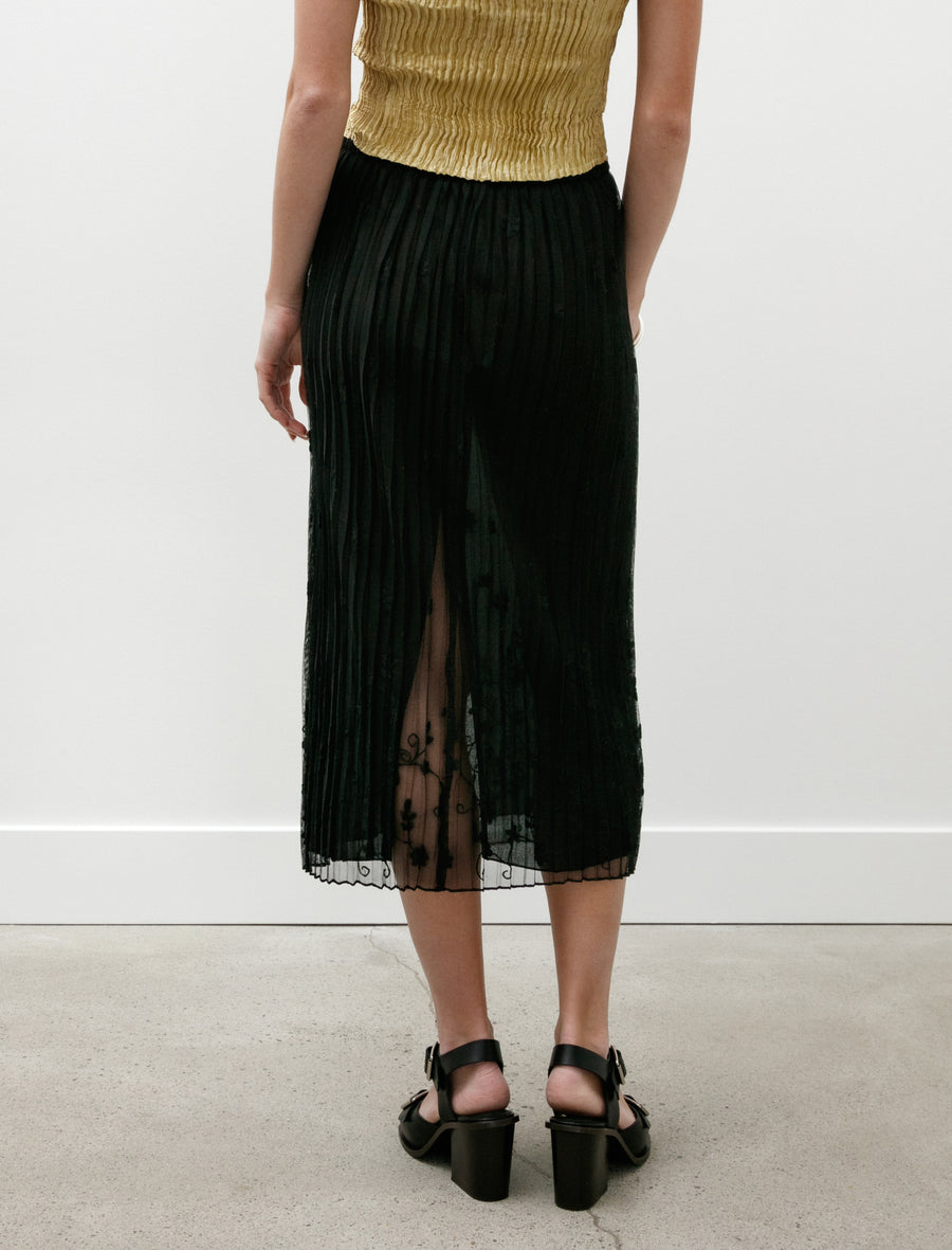 Floral Tulle Skirt Black - Image 7