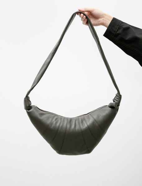 Lemaire Medium Croissant Bag Leather Marecage – Neighbour