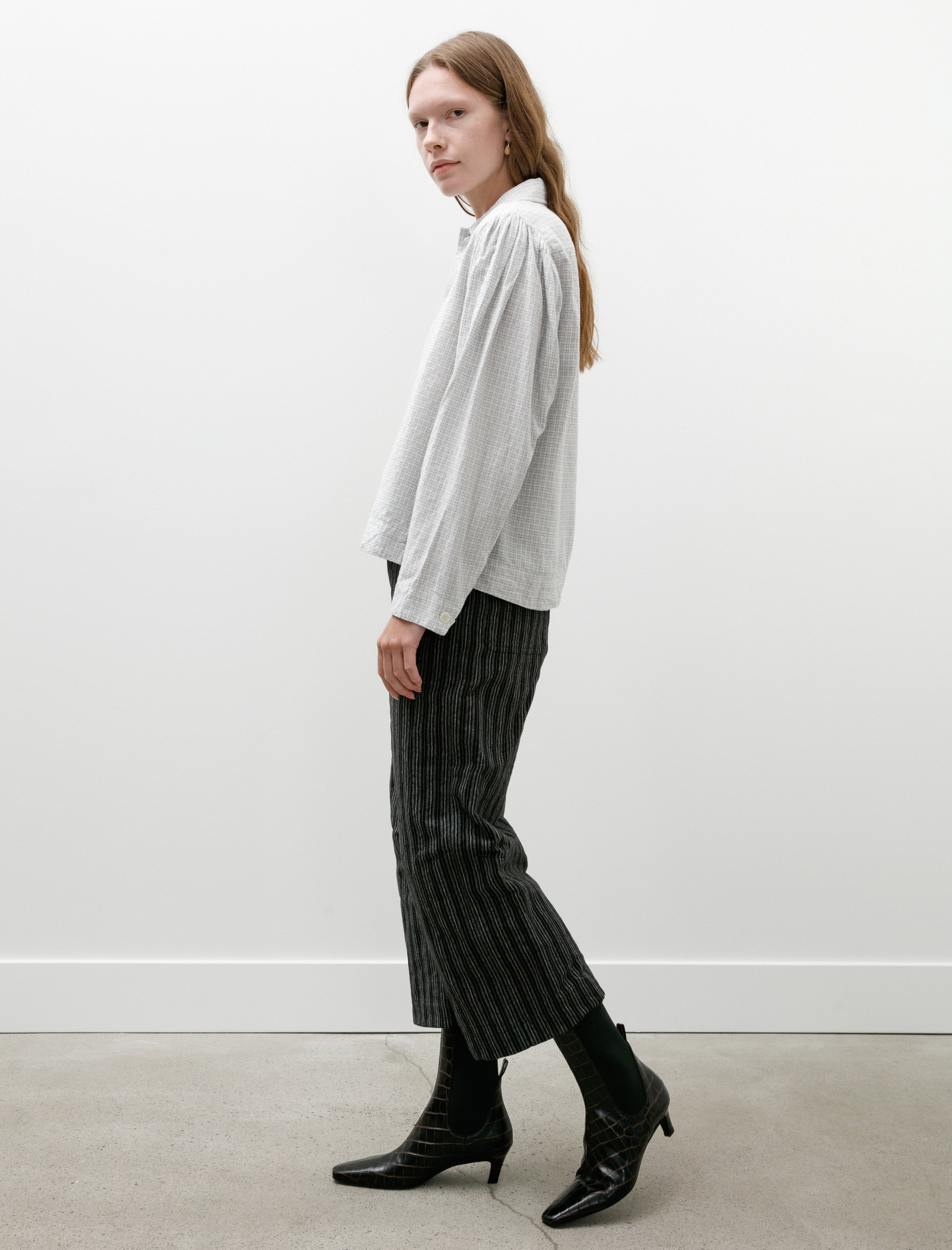 Unkruid Inmo Trousers Black Striped Heavy Coutil