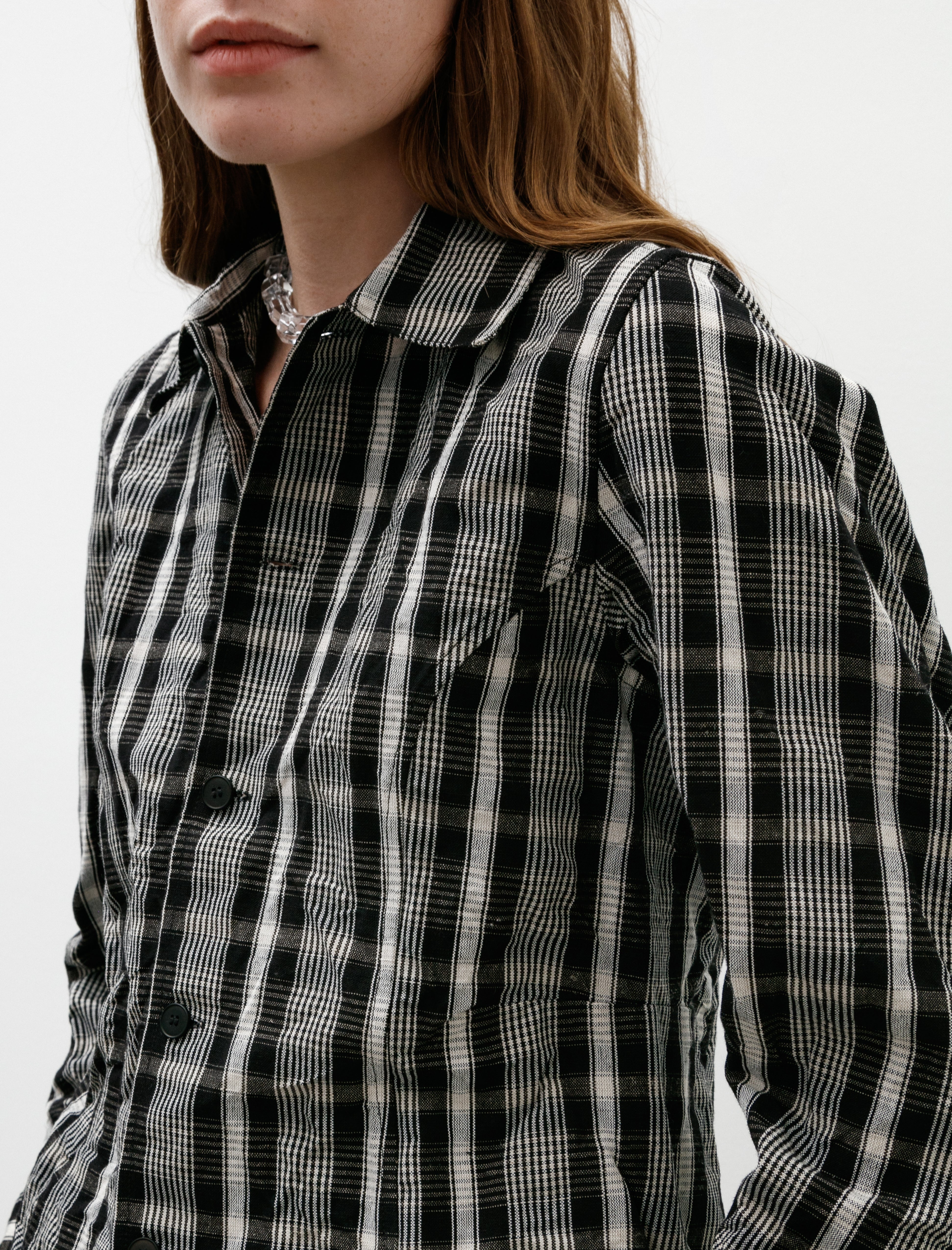 Unkruid Corset Shirt Black Wool Kelsch Cloth