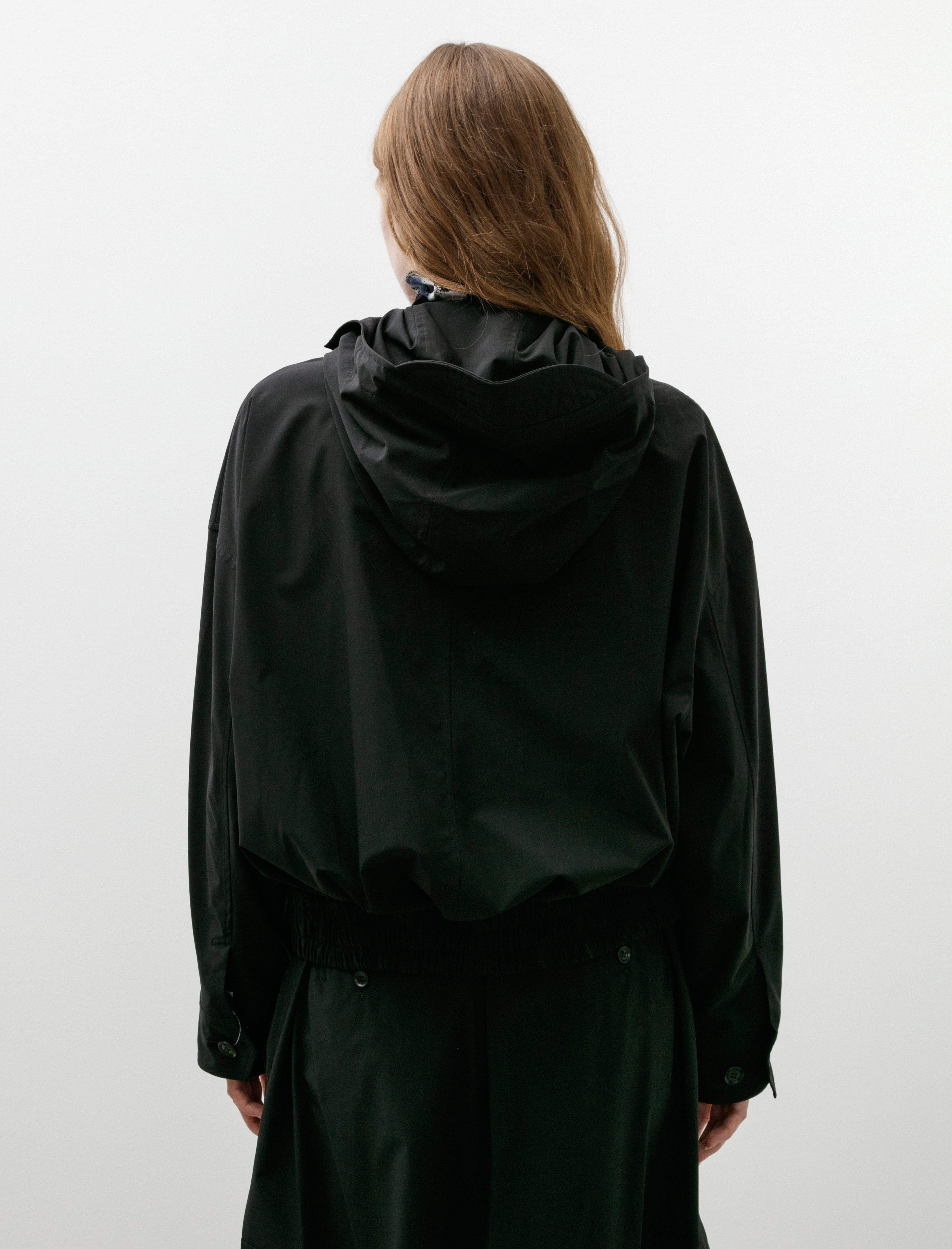 Y's by Yohji Yamamoto-Mountain Hoodie Black