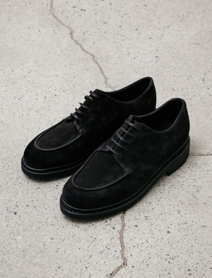 Paraboot Mirage Suede Leather Black