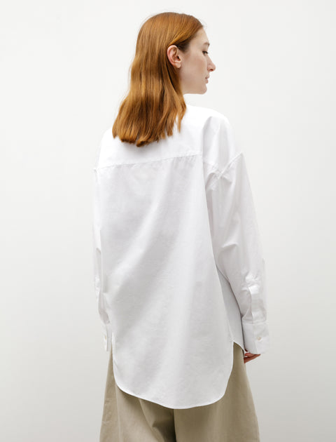Studio Nicholson Frink Half Placket Shirt White