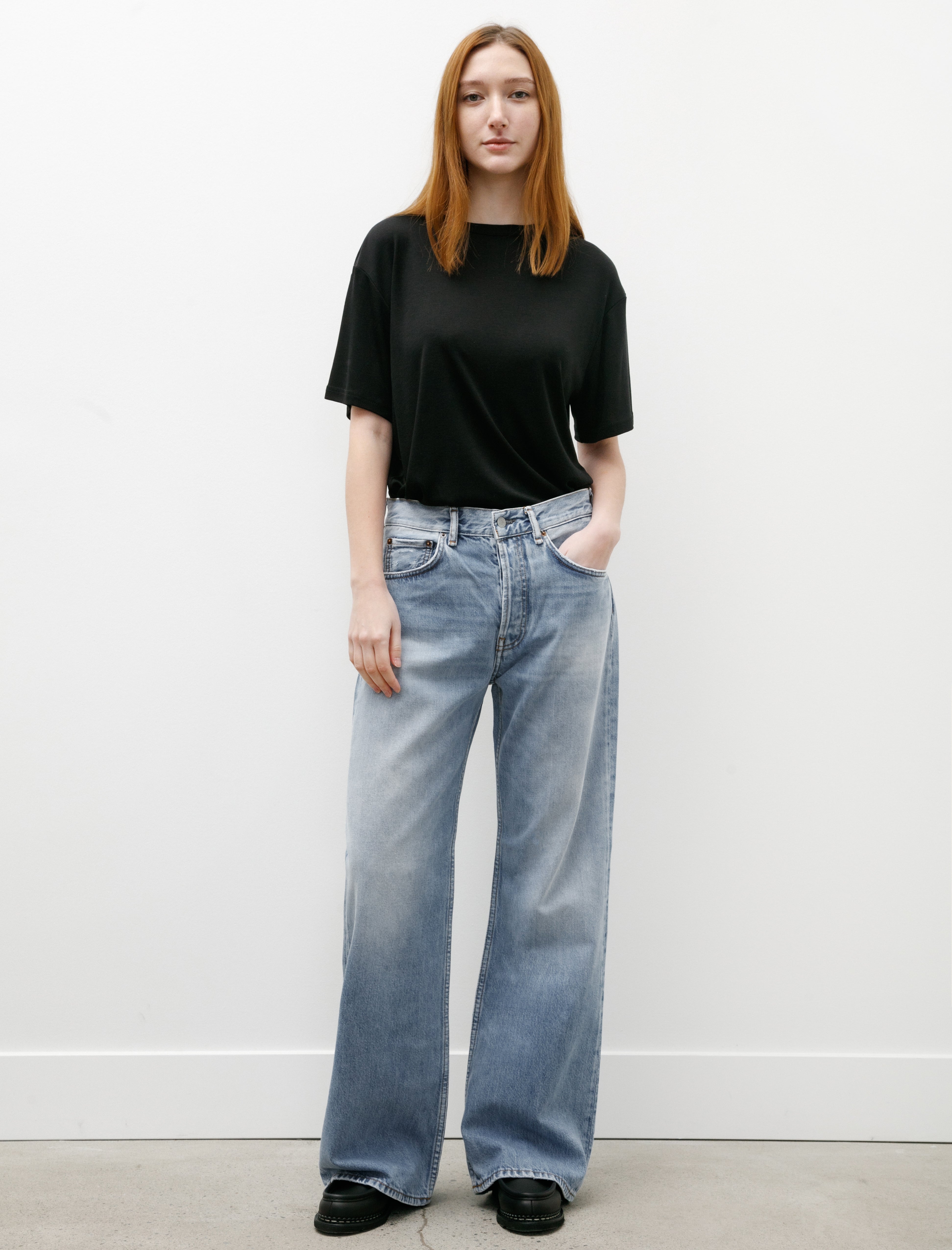 Loose Fit Acne Jean Acne Studios Loose Fit Jeans 2021F Light Blue