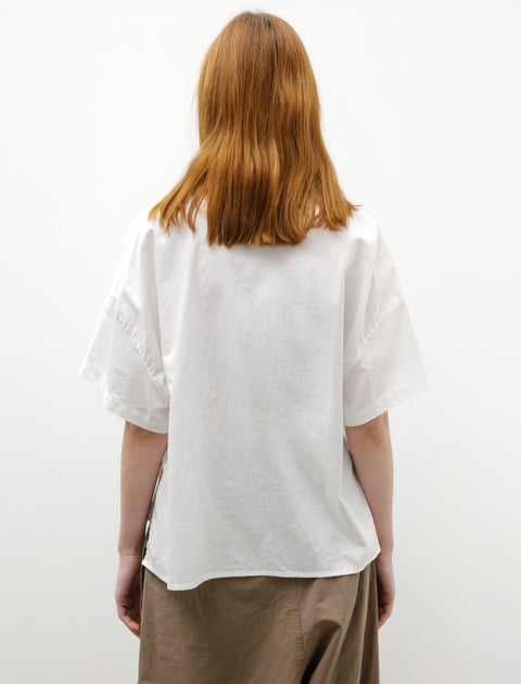 Y's by Yohji Yamamoto Half Sleeve Box Shirt White