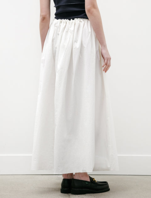 Camiel Fortgens Simple Skirt Off White