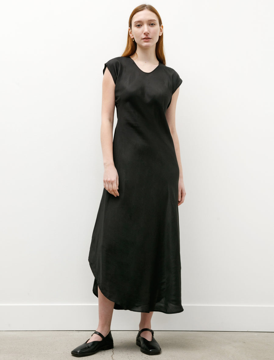 black shiny maxi dress LONG BLACK SHINY DRESS