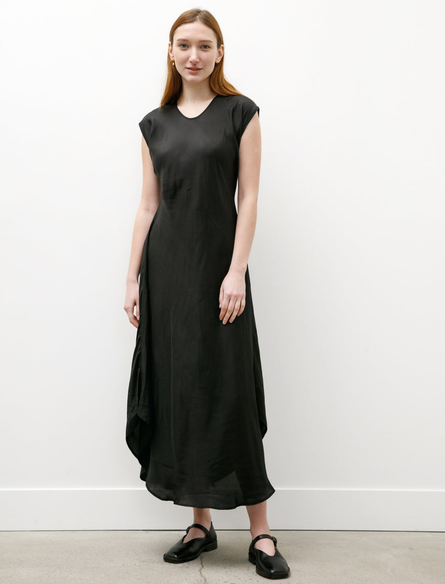 viscose maxi dress Lido Maxi Dress Shiny Viscose Black – Neighbour