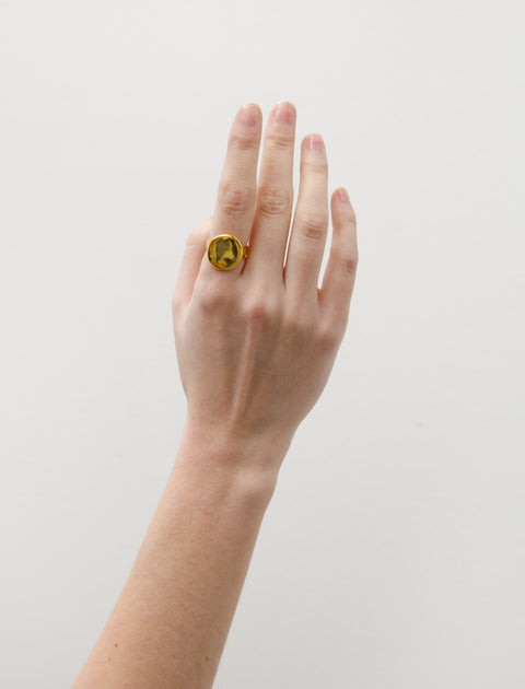 Paso Dollop Ring Gold Plate