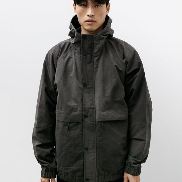 Norse Projects Herluf Wave Dye Nylon Windbreaker Black – Neighbour