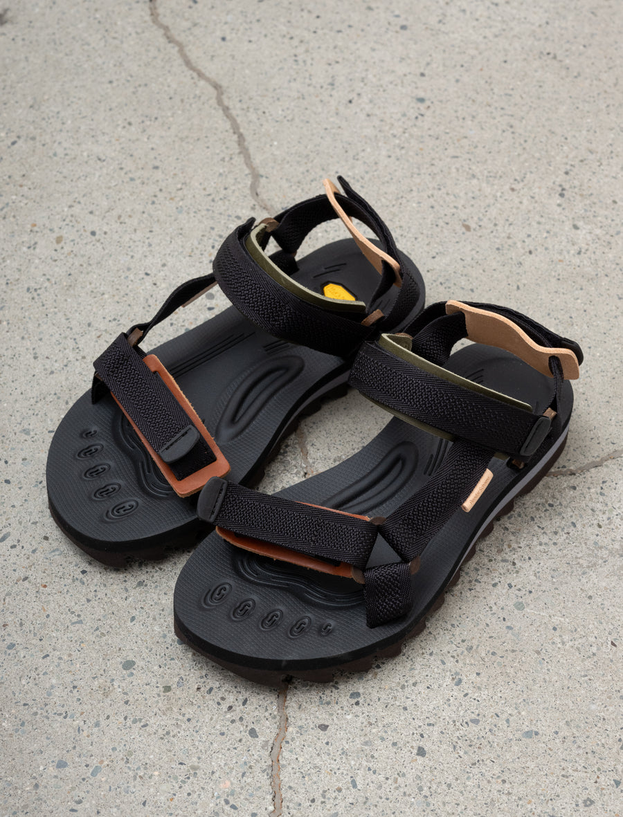 Webb Leather Sport Sandals Multi Brown - Main Image