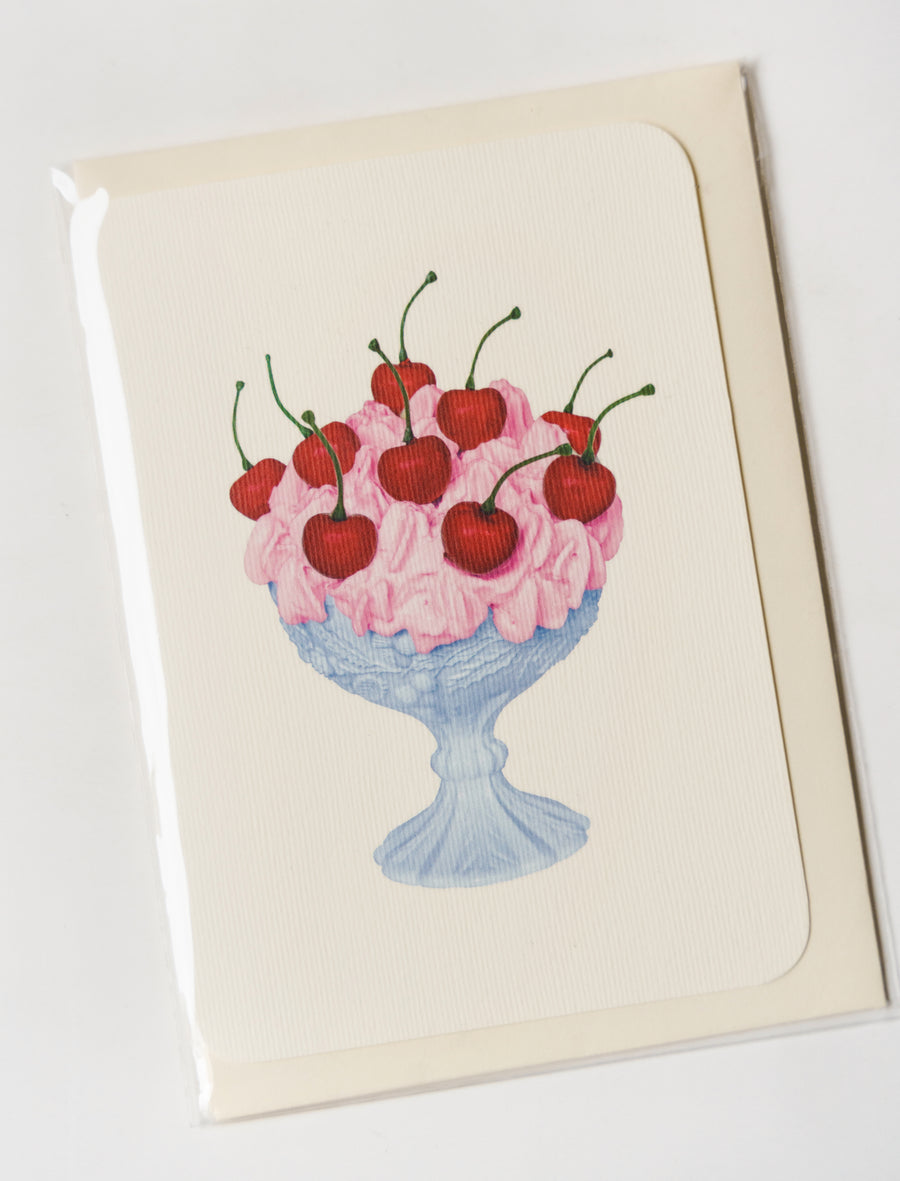 Greeting Card Strawberry Chantilly Cream - Image 2