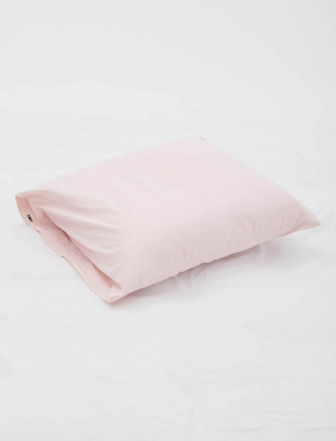 Tekla Percale Pillow Sham Petal Pink