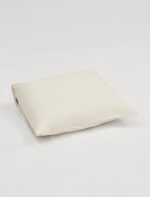 Tekla Percale Pillow Sham Winter White