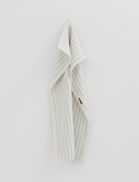 Tekla Terry Towel Striped Baby Blue