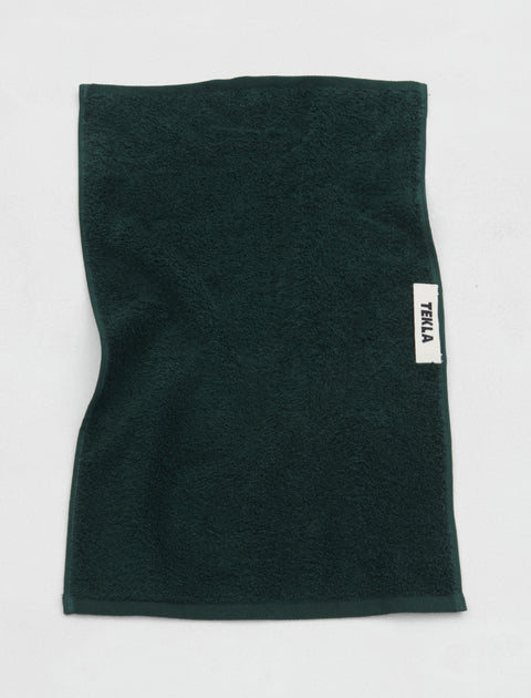 Tekla Terry Towel Solid Forest Green