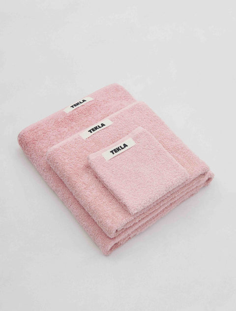 Tekla Terry Towel Shaded Pink