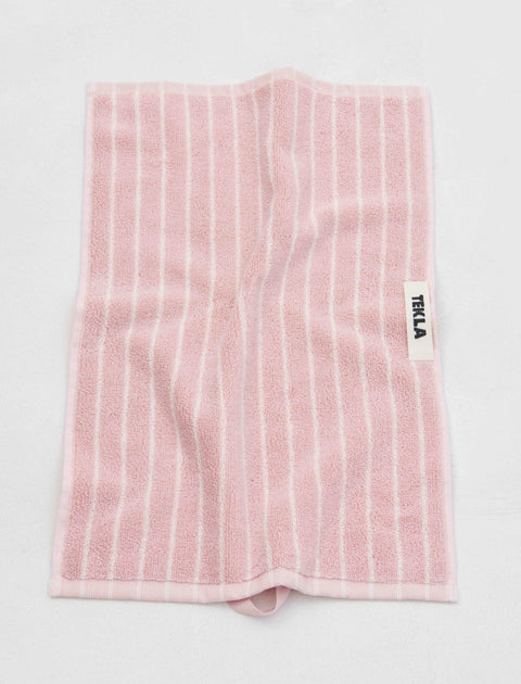 Tekla Terry Towel Shaded Pink Stripes