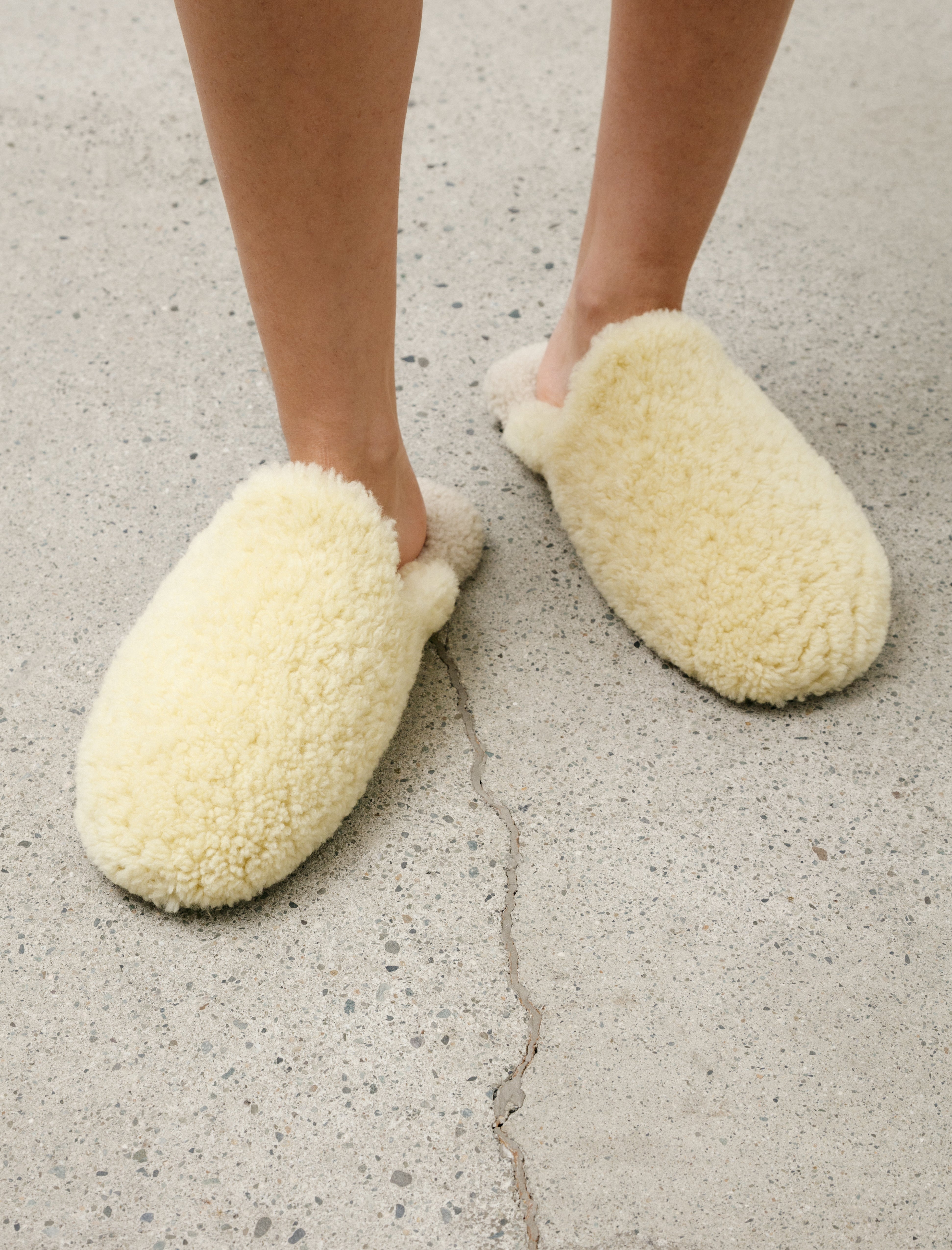 TEKLA x AURALEE Home Slippers Lichen