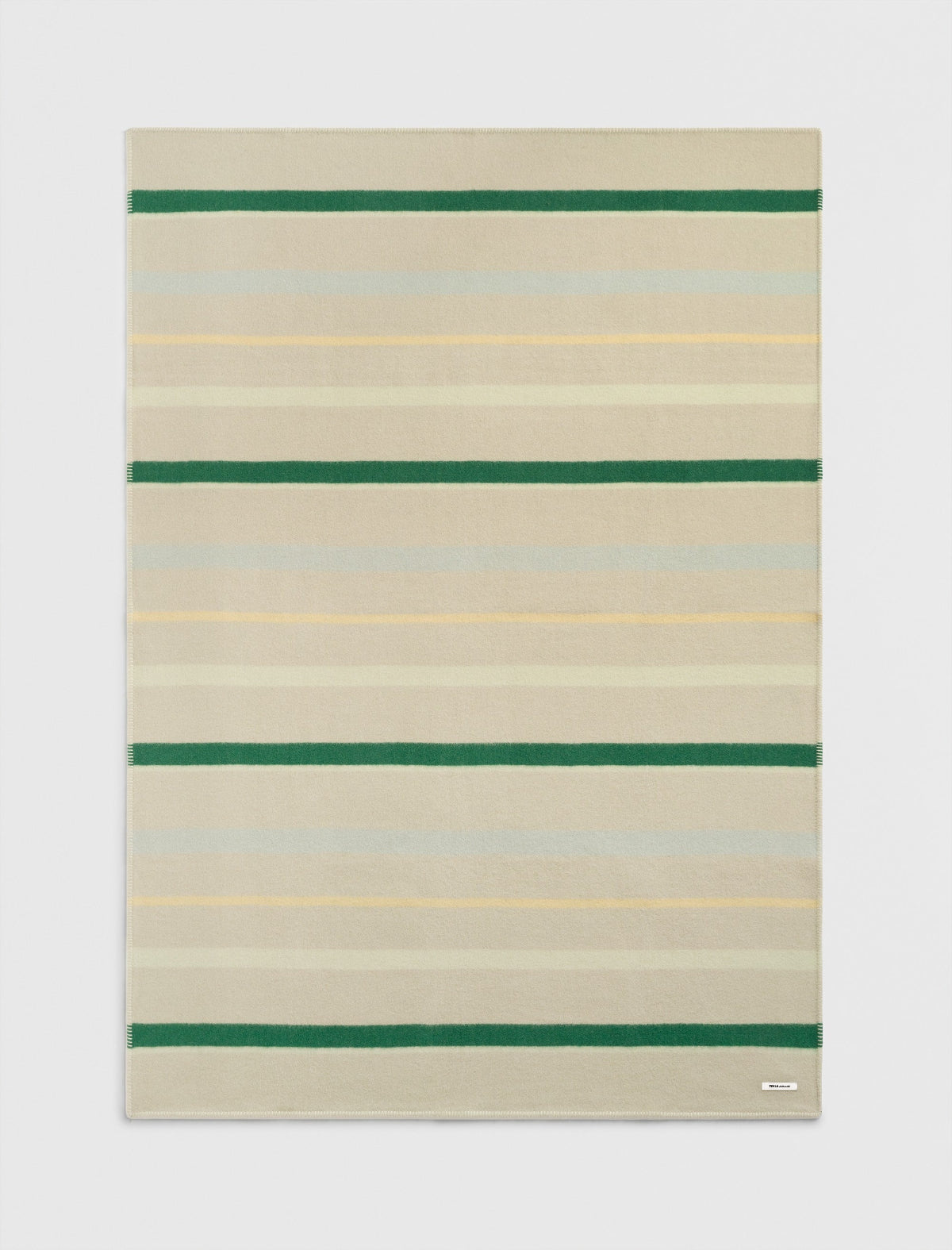 AURALEE Lambswool Blanket Pine Stripes