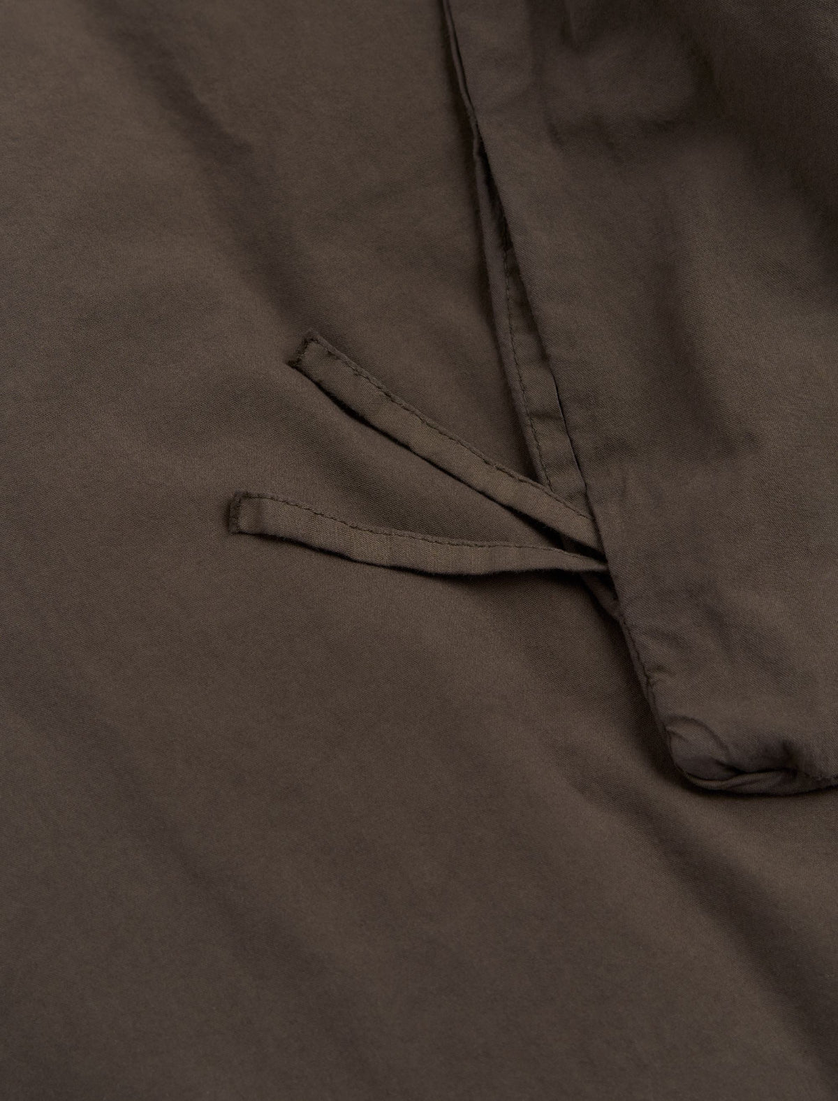 AURALEE Double Duvet Cover Soil Brown