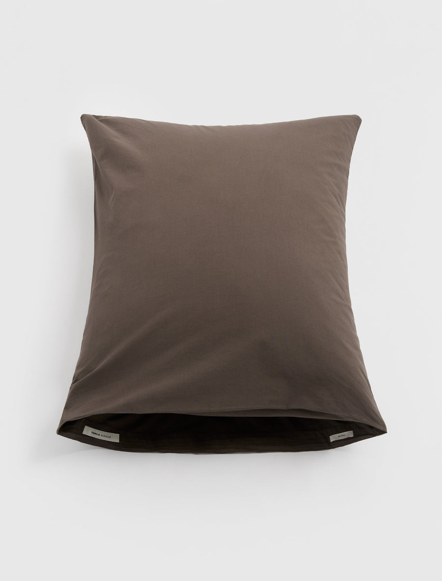 AURALEE Pillow Sham Soil Brown - Image 1