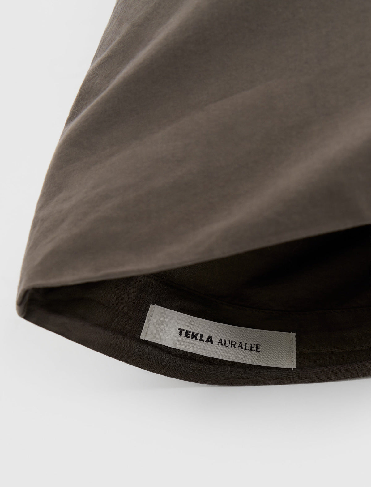 AURALEE Pillow Sham Soil Brown