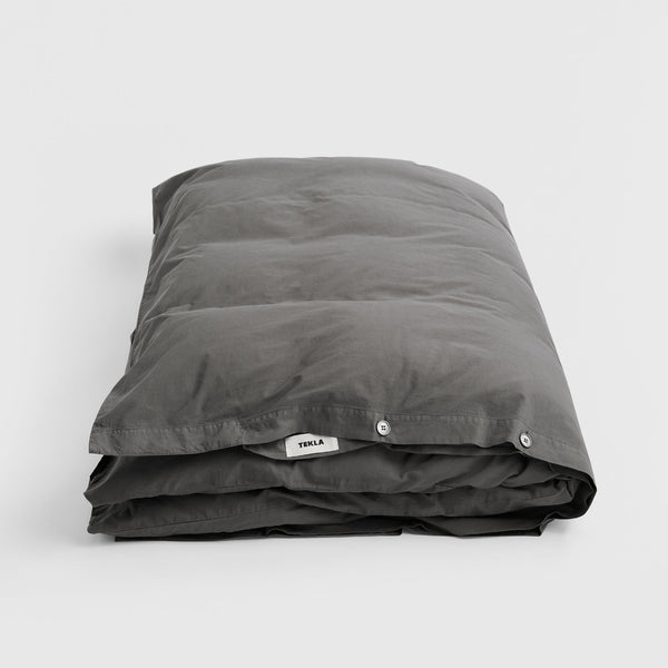 TEKLA テクラ Percale Duvet Cover ダブル Tekla Percale Double Duvet Cover Dark Taupe – Neighbour