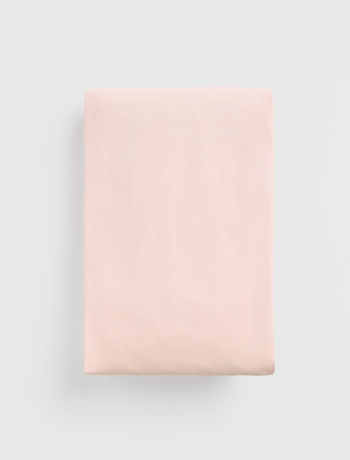 Percale Fitted Sheet Petal Pink