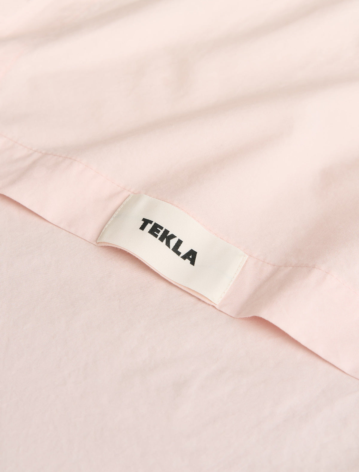 Percale Flat Sheet Petal Pink