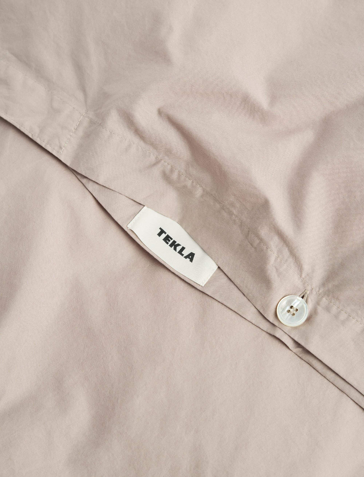 Percale Double Duvet Cover Clay