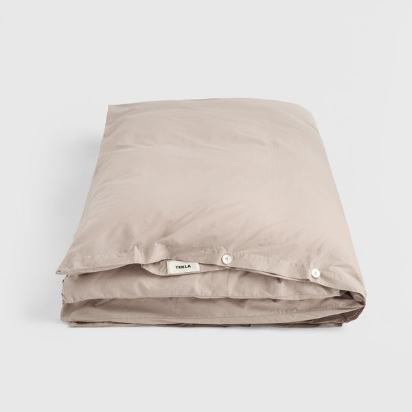 Tekla Percale Double Duvet Cover Clay – Neighbour