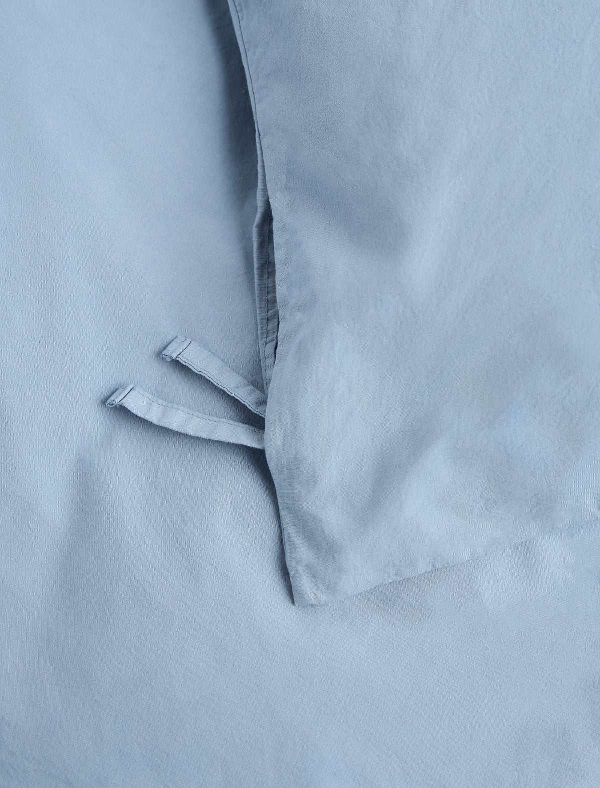 Percale Double Duvet Cover French Blue