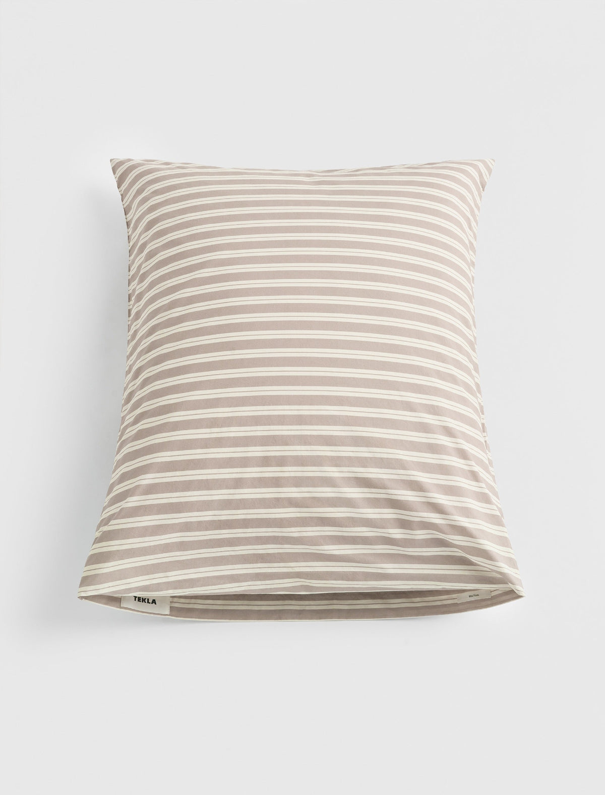 Percale Pillow Sham Clay Stripes