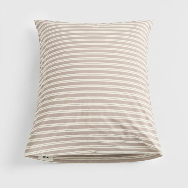 Tekla Percale Pillow Sham Clay Stripes – Neighbour