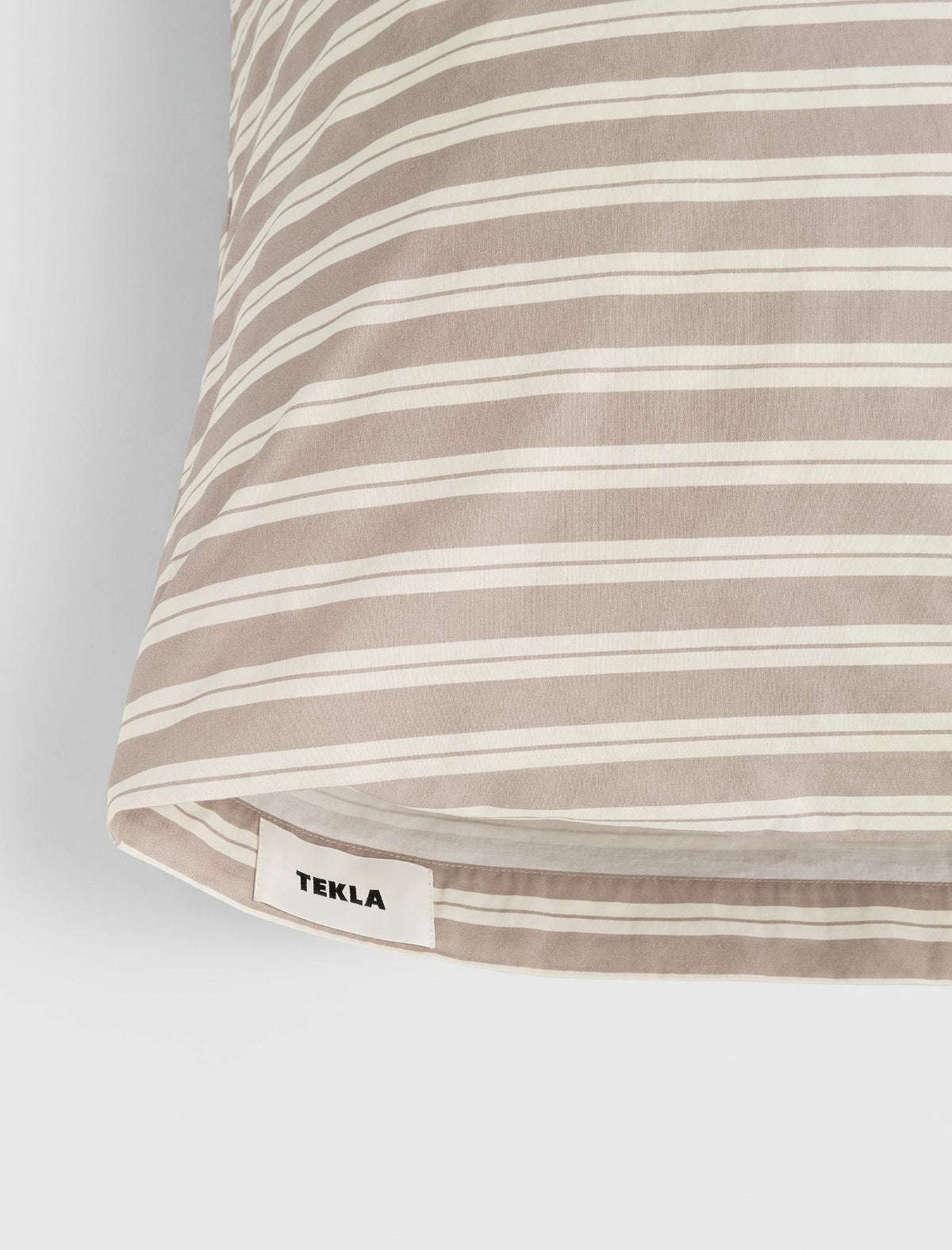 Percale Pillow Sham Clay Stripes