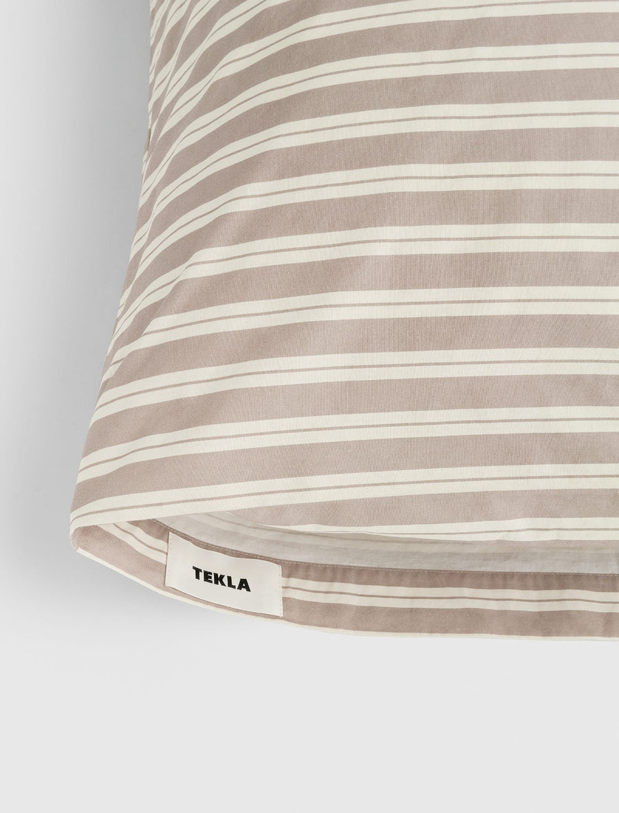 Percale Pillow Sham Clay Stripes - Image 2