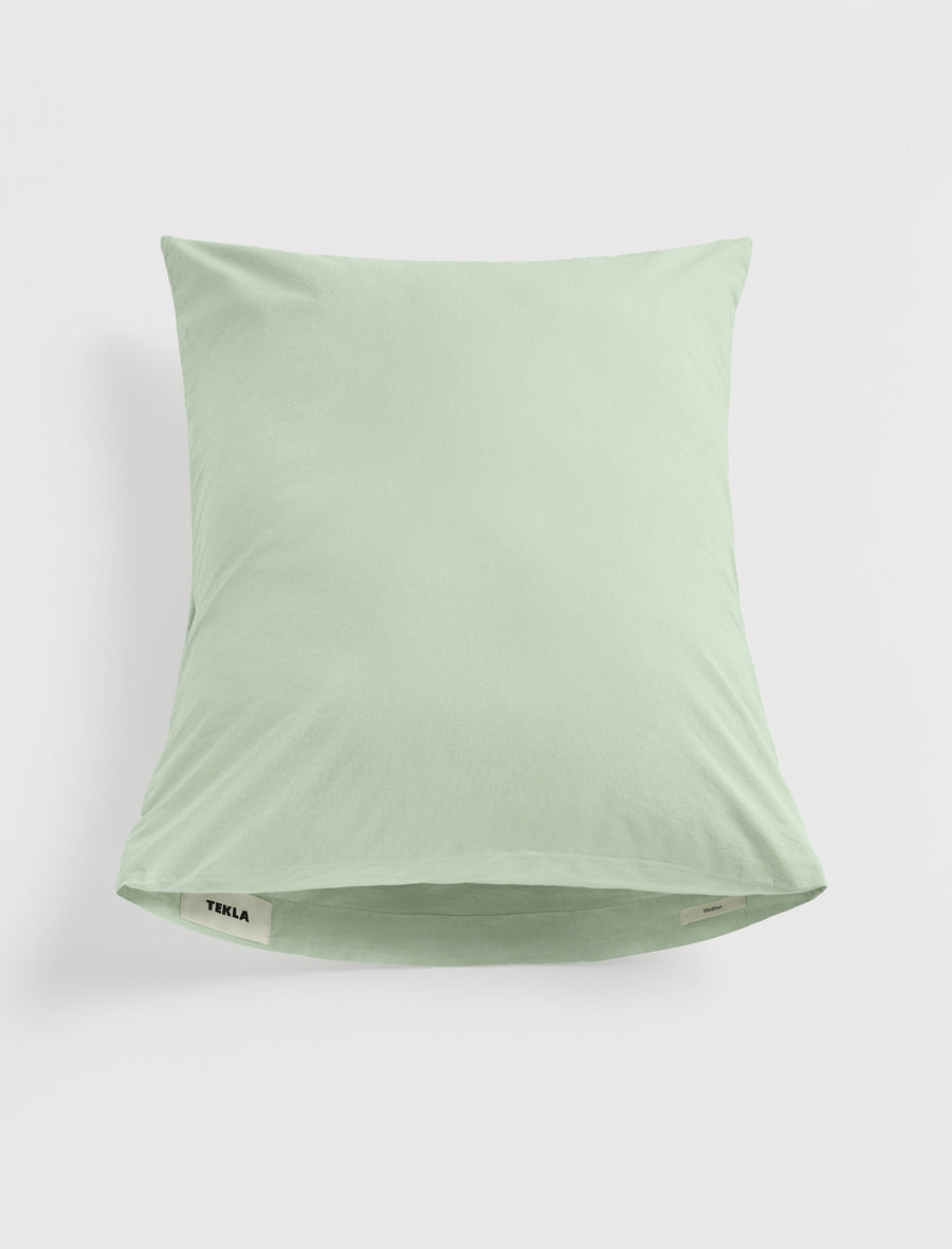 Percale Pillow Sham Powder Green - Image 1
