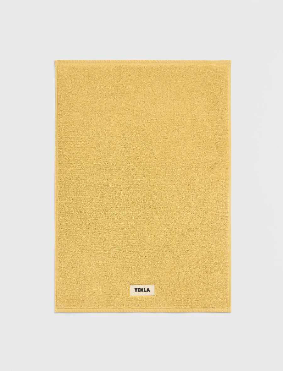 Heavyweight Cotton Bath Mat Ochre - Image 1