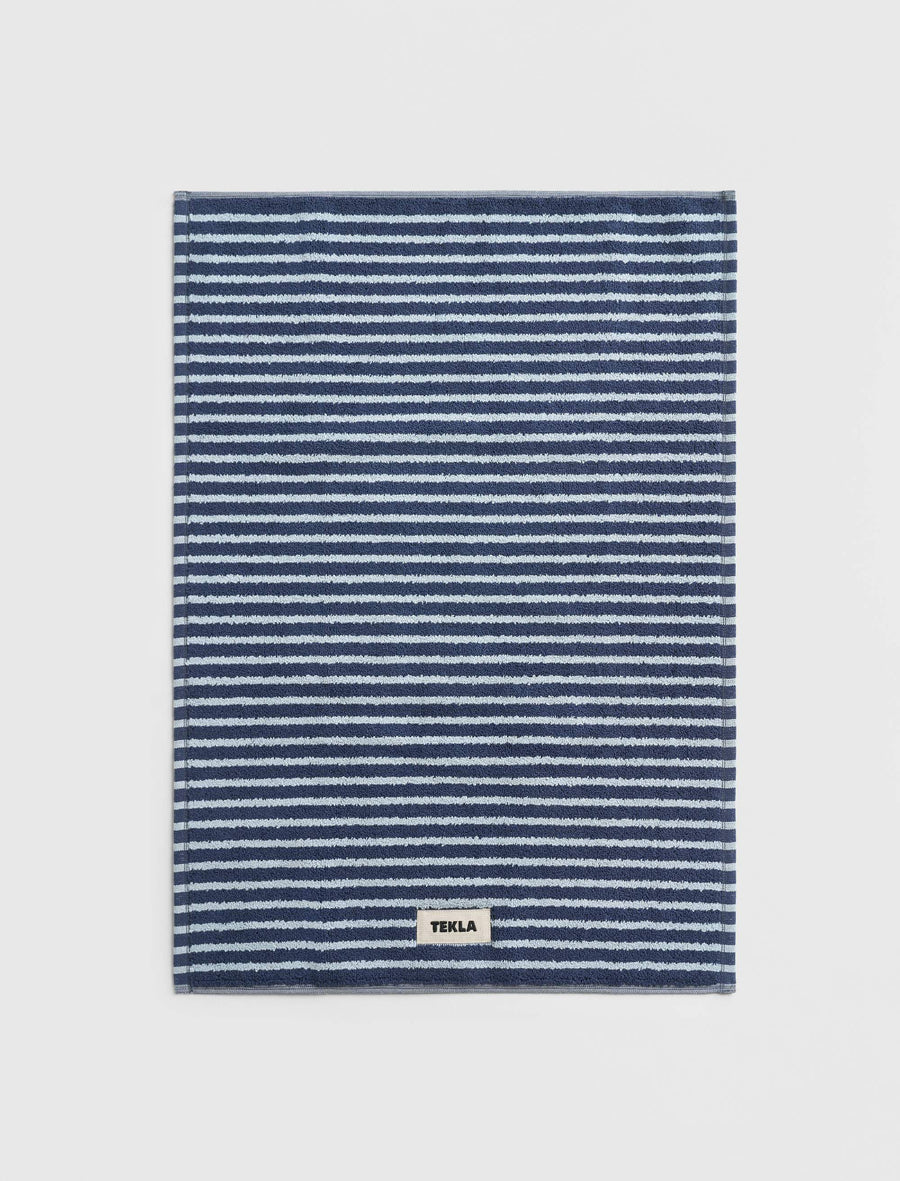 Heavyweight Cotton Bath Mat River Stripes - Image 1