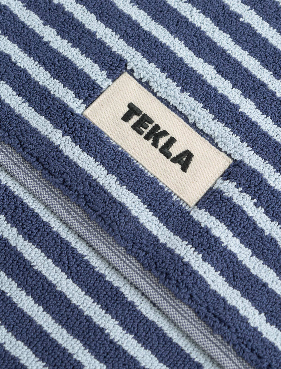 Heavyweight Cotton Bath Mat River Stripes - Image 2