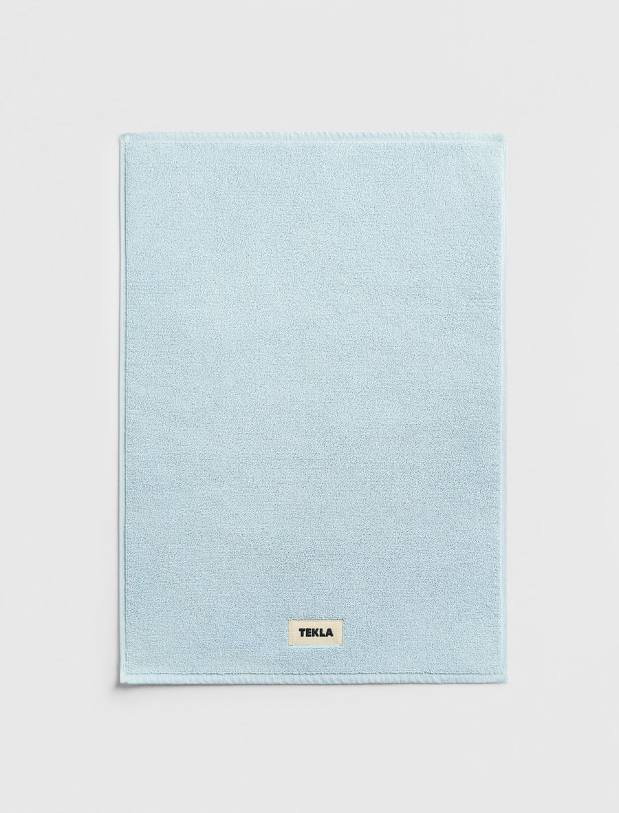 Heavyweight Cotton Bath Mat Sky Blue - Image 1