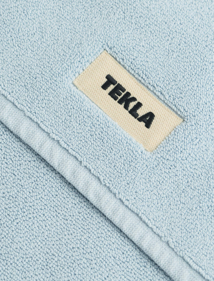 Heavyweight Cotton Bath Mat Sky Blue - Image 2