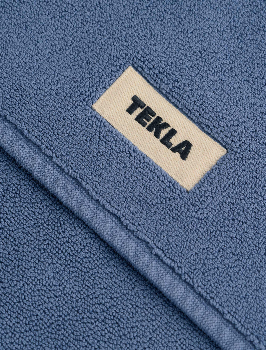Heavyweight Cotton Bath Mat Storm Blue - Image 2