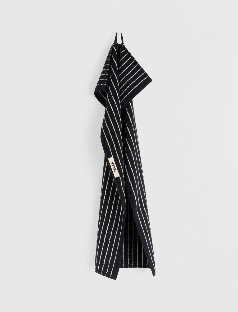 Terry Towel Black Stripes - Image 2