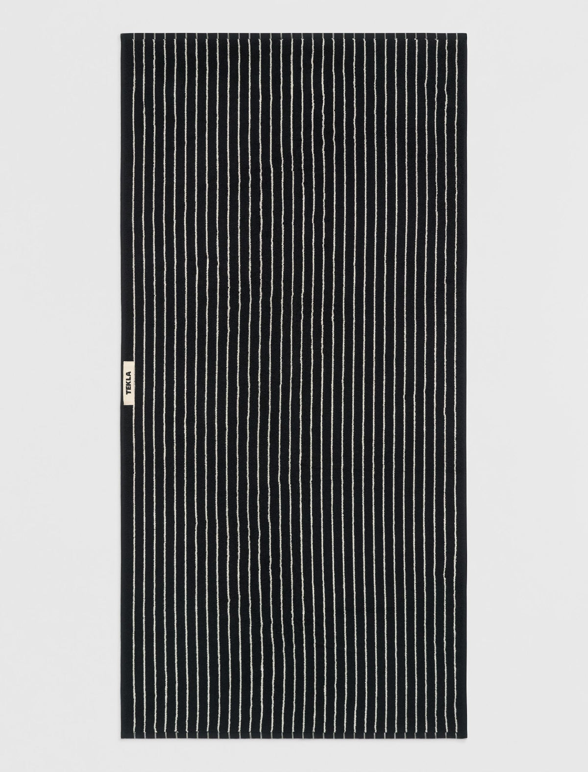 Terry Towel Black Stripes